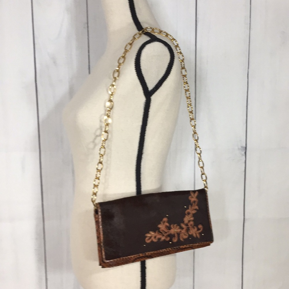 Cache Cowhide Clutch/Purse